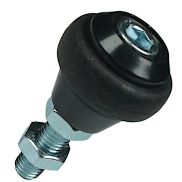 ВЕРХНИЙ РЕЗИНОВЫЙ НАПРАВЛЯЮЩИЙ РОЛИК FI40 ОЦИНКОВАННЫЙ ДЛЯ РАЗДВИЖНЫХ ВОРОТ