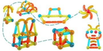 МАГНИТНЫЕ КОНСТРУКТОРЫ ДЛЯ ДЕТЕЙ С ПОДСВЕТКОЙ 3D ПАЗЛ