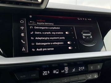 Audi A3 8Y Limousine Facelifting 1.5 35 TFSI 150KM 2025 Audi A3 Limousine VAT 23 Gwarancja Aktywny tempomat Kola 18 Kamera, zdjęcie 27