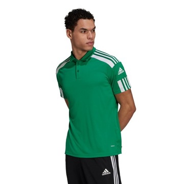 Koszulka męska adidas Squadra 21 Polo zielona GP6430 Koszulka męska adidas