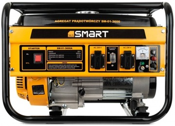 AGREGAT PRĄDOTWÓRCZY 2800W SMART 2 GNIAZDA MIEDŹ