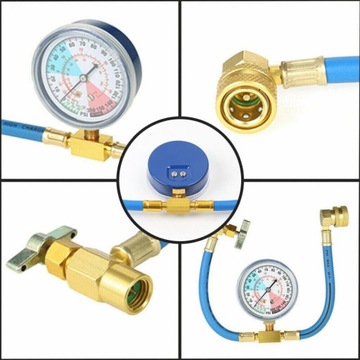 ШЛАНГ С МАНОМЕТРОМ ДЛЯ ЗАПОЛНЕНИЯ ОХЛАЖДАЮЩЕГО ГАЗА КОНДИЦИОНЕРА