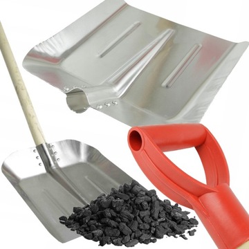 MOCNA SZUFLA ŁOPATA DO ŚNIEGU aluminiowa SZUFELKA DO ZBOŻA 34cm LEKKA