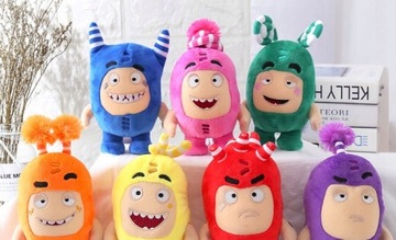 8 ШТ. ПЛЮШЕВЫЕ ИГРУШКИ-МАСКОТЫ ODDBODS АНИМЕ 18 СМ