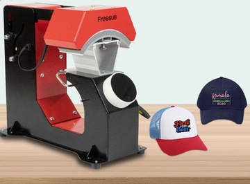 PRASA TERMOTRANSFEROWA FreeSUB do czapek automatyczna 3w1 F136-3