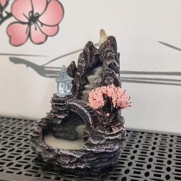 КЕРАМИЧЕСКИЙ АРОМАТИЧЕСКИЙ КАМИН ВОДОПАД АРОМАТНЫЕ ПАЛОЧКИ АРОМАТЕРАПИЯ ОБРАТНЫЙ ПОТОК