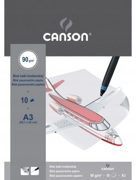 CANSON KALKA TECHNICZNA A3 KREŚLARSKA KALKA ARKUSZ