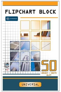 Flipchart na kółkach, na nóżkach, ścienny Interdruk