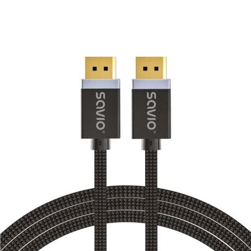 KABEL SAVIO DisplayPort - DisplayPort v1.4 1m