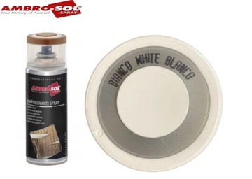 LAKIER DO DREWNA SPRAY LAZURA BIAŁA 400ml
