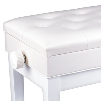 СКАМЬЯ ДЛЯ ПИАНИНО V-TONE 2 WH С ЯЩИКОМ, БЕЛЫЙ