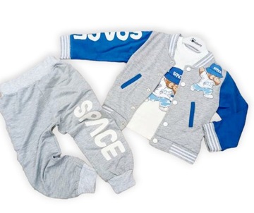 Komplet bluzka i dres Space 3 elementy 104
