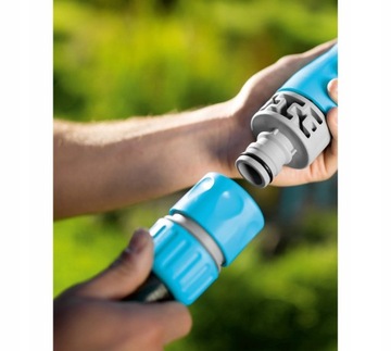 САДОВЫЙ ШЛАНГ НА ПОДСТАВКЕ 50м, ПИСТОЛЕТ, ОПРЫСКИВАНИЕ, 3 СОЕДИНИТЕЛЯ, РЕИПЛЕР, УФ-ТЕЛЕЖКА