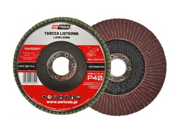 AWTOOLS ŚCIERNICA LISTKOWA 125mm P 80 AW56013