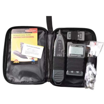WIELOFUNKCYJNY TESTER KABLI SIECIOWYCH LCD NF-8209