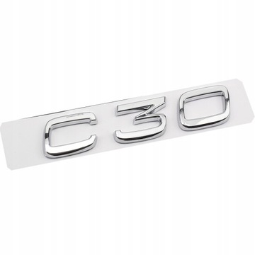 EMBLEMAT ZNACZEK XC60 Volvo -Srebrny