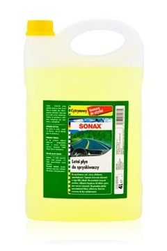 SONAX CYTRYNOWY LETNI PŁYN DO SPRYSKIWACZY 4L