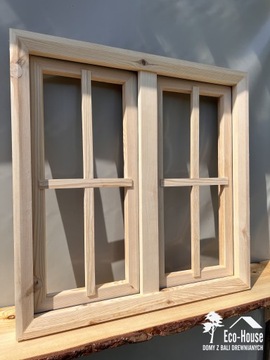 ДЕРЕВЯННЫЙ ОКОННЫЙ ПРОЕМ 80х90см