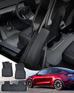Dywaniki samochodowe Tesla Model Y 2021 2022 2023 2024 Ż534