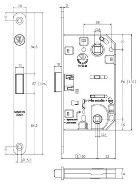 Магнитный замок STV ATTRAZIONE Матовый хромированный унитаз