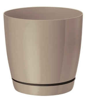 Doniczka z podstawką 15 cm Toskana caffe 1058