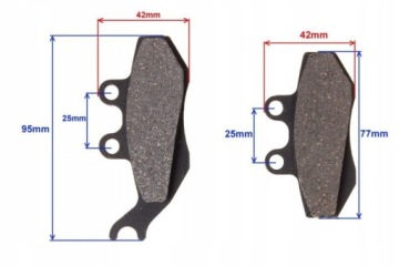 PRZEDNIE KLOCKI HAMULCA PRZÓD APRILIA RX 50 RACING