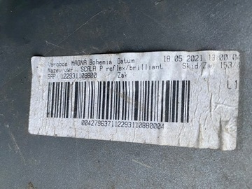 SKODA SCALA БАМПЕР ПЕРЕДНИЙ 657807221