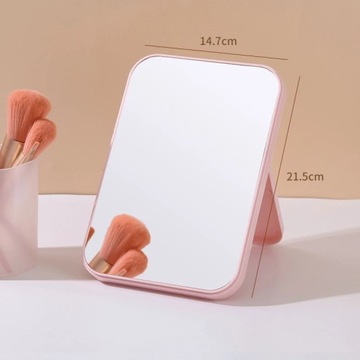 Rectangular Makeup Mirror Decor Foldable Portable