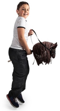 HOBBY HORSE лошадь на палке А4 + ПОВОДА золото серебро изделие ПЛ