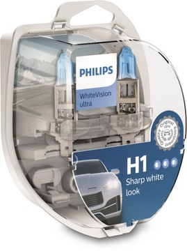 Philips Żarówki H1 White Vision Ultra 12/55