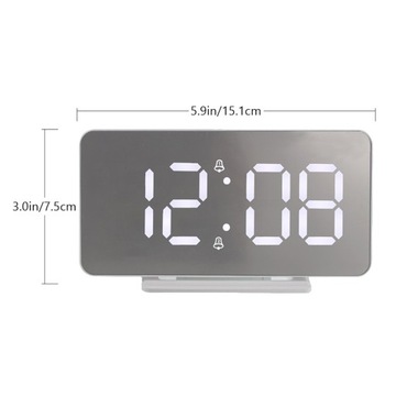 Creative Digital Alarm Clock Temperature LED Numer