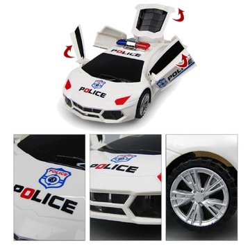 ЭЛЕКТРОМОБИЛЬ С ОСВЕЩЕНИЕМ, ИГРАЮЩИМ ВРАЩАЮЩИЙСЯ СВЕТОДИОД