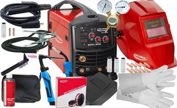 Spawarka półautomat MISTRAL MIG TIG MMA Multi 200 IGBT 200A WELDMAN Zestaw