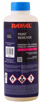 Żel Ranal Paint Remover do usuwania lakieru 1 kg