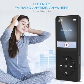 Музыкальный плеер Walkman для студентов с Bluetooth MP3/MP4