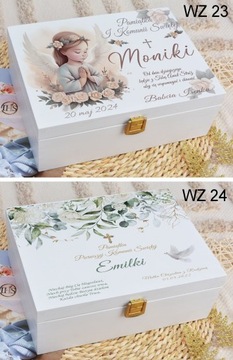 белая КОРОБКА ПРИЧАСТИЕ ПОЖЕЛАНИЯ подарок РАСпечатать сувенир ИМЯ