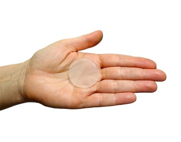 Szkło szkiełko 2 mm matowe piaskowane okrągłe fi 40 mm fi 4 cm