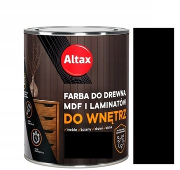 ALTAX FARBA RENOWACYJNA DO WNĘTRZ CZARNA 750ML