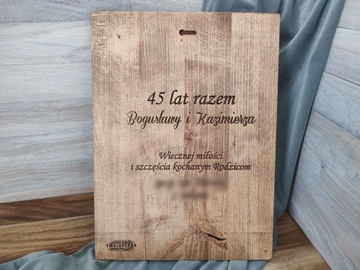 Dodatkowy Grawer tekst lub grafika do 200 znaków TYŁ OBRAZ