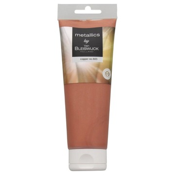 XL Farba akrylowa BRĄZOWA 250ml w tubce METALICZNA