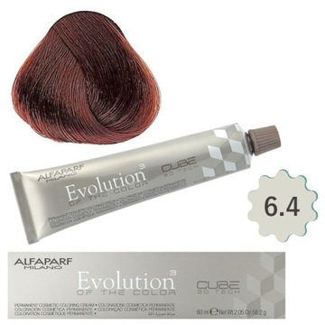 Alfaparf Evolution Farba do włosów 60ml 6.4