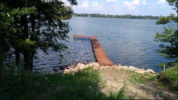 Модуль пристани для яхт с плавучим мостом и плотом