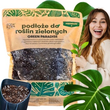 Субстрат MIX - Земля - Для Зеленых Растений PREMIUM Смесь Зеленый Рай