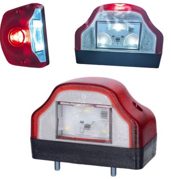 LAMPA OŚWIETLENIA PODŚWIETLENIA TABLICY Z POZYCJĄ LED 12/24V LTD 232