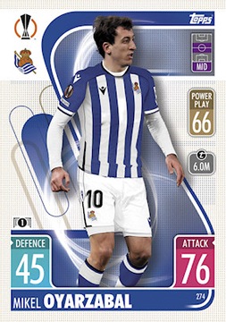 Topps Match Attax 2021/22 Oyarzabal 274