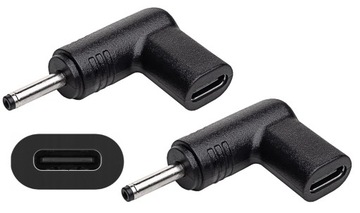 2X ADAPTER WTYK PRZEJŚCIÓWKA DO SAMSUNG ASUS ACER 3.0x1.1MM 3.0x1.0MM USB-C