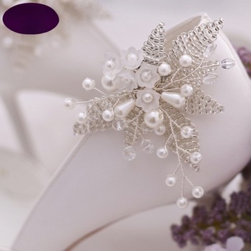 1 пара жемчужных зажимов для обуви, милые туфли, аксессуары для декора своими руками, пряжки для обуви.