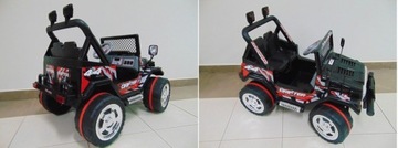 АВТОМОБИЛЬ ДЖИП С АККУМУЛЯТОРОМ RAPTOR 2x ДВИГАТЕЛЬ 45ВТ С ДИСТАНЦИОННЫМ УПРАВЛЕНИЕМ 2.4G