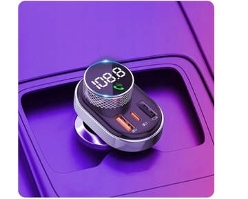 Bluetooth FM MP3-передатчик ЗАРЯДНОЕ УСТРОЙСТВО 3xUSB QC 3.0