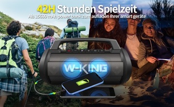 Акустическая система W-King D10 со светодиодной подсветкой